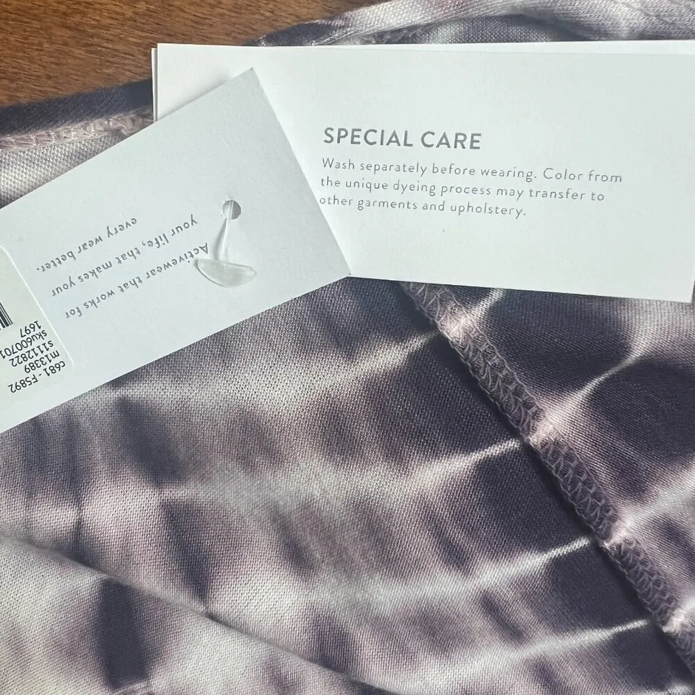 LIVI Cardigan Womens 26/28 Purple Tie Dye Jersey Knit Open Front Kimono Plus New - Image 12