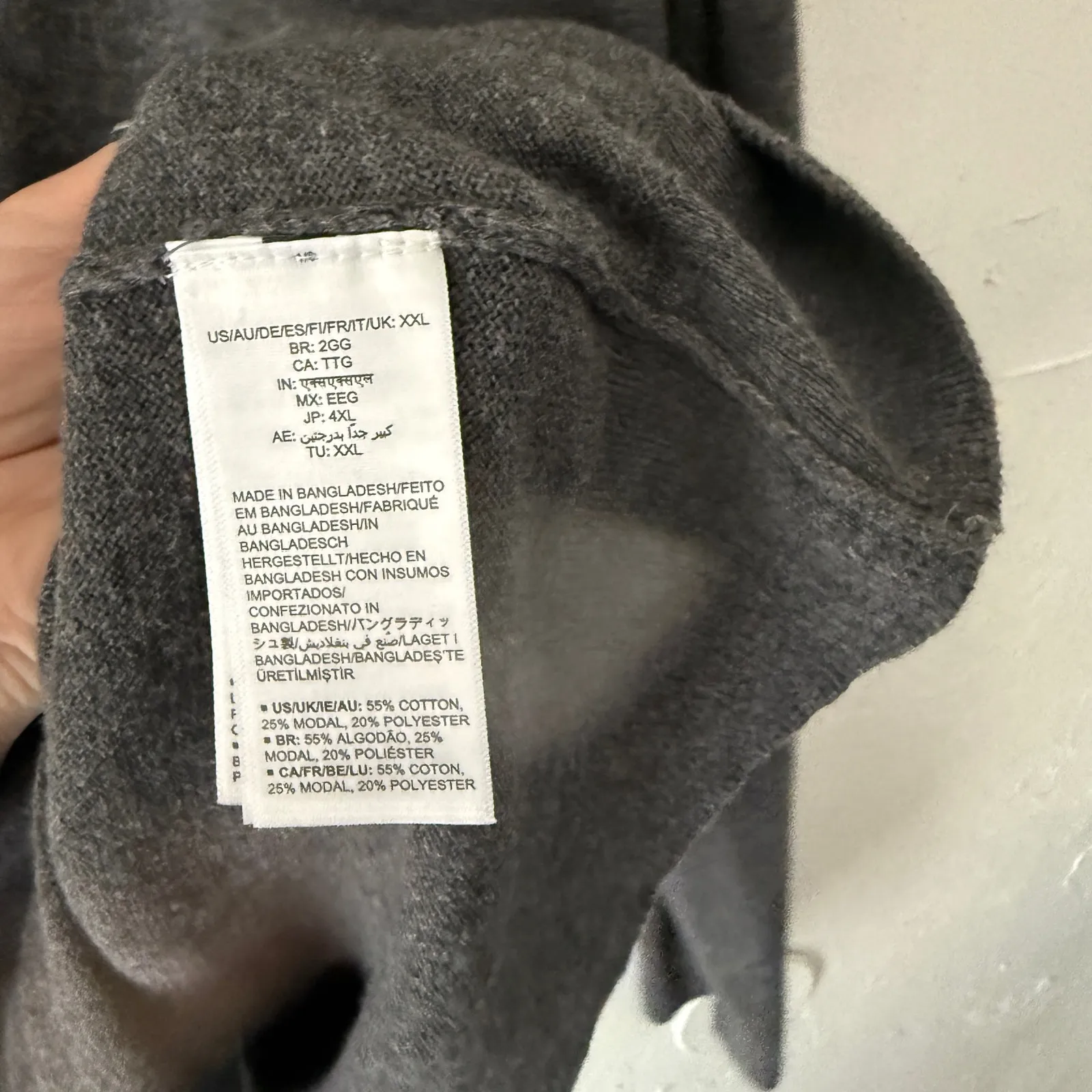 Amazon Essentials Womens XXL Gray Turtleneck Long‎ Sleeve Pullover Sweater - Image 6