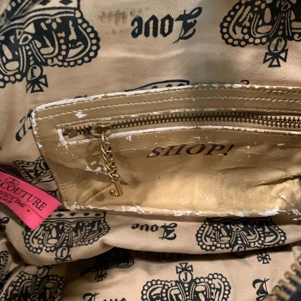 Juicy Couture Black 100% Cowhide Leather Purse - Image 6