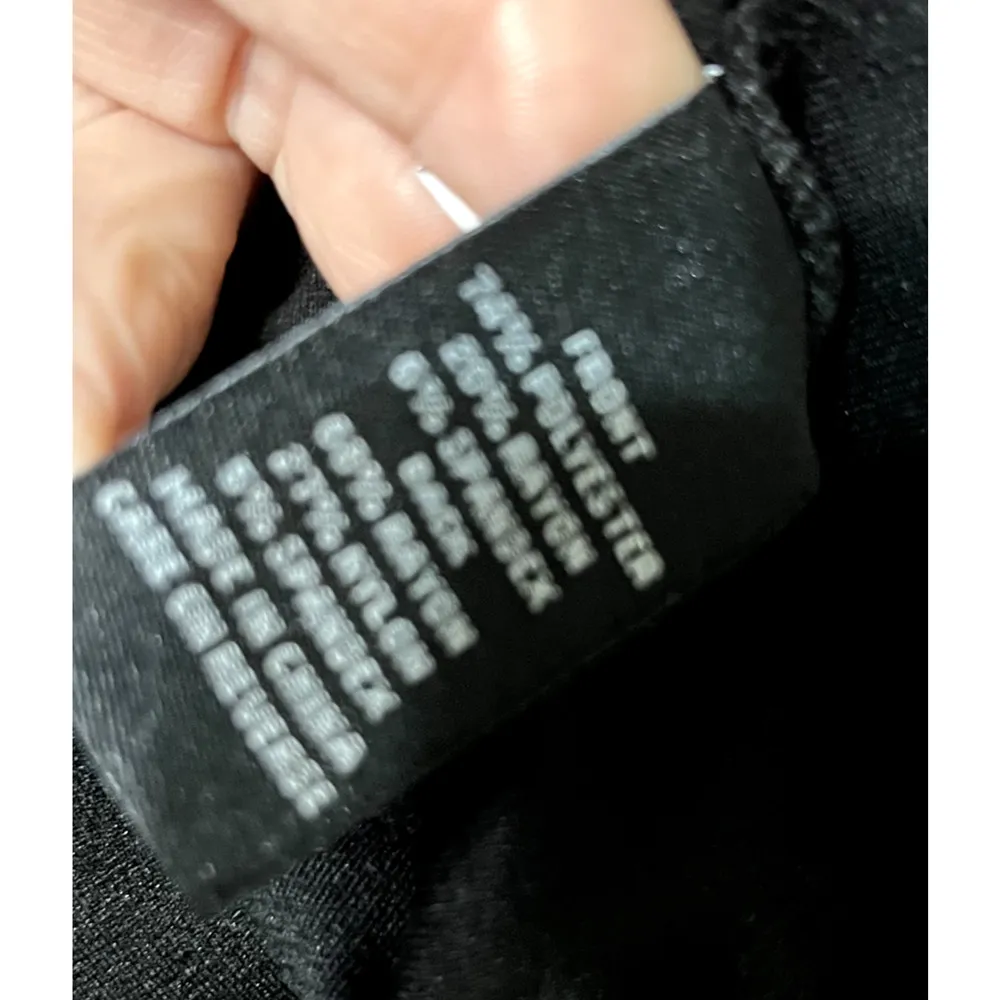 East Adeline Black Vegan Faux Leather Pants Leggings Plus Size 26W - Image 9