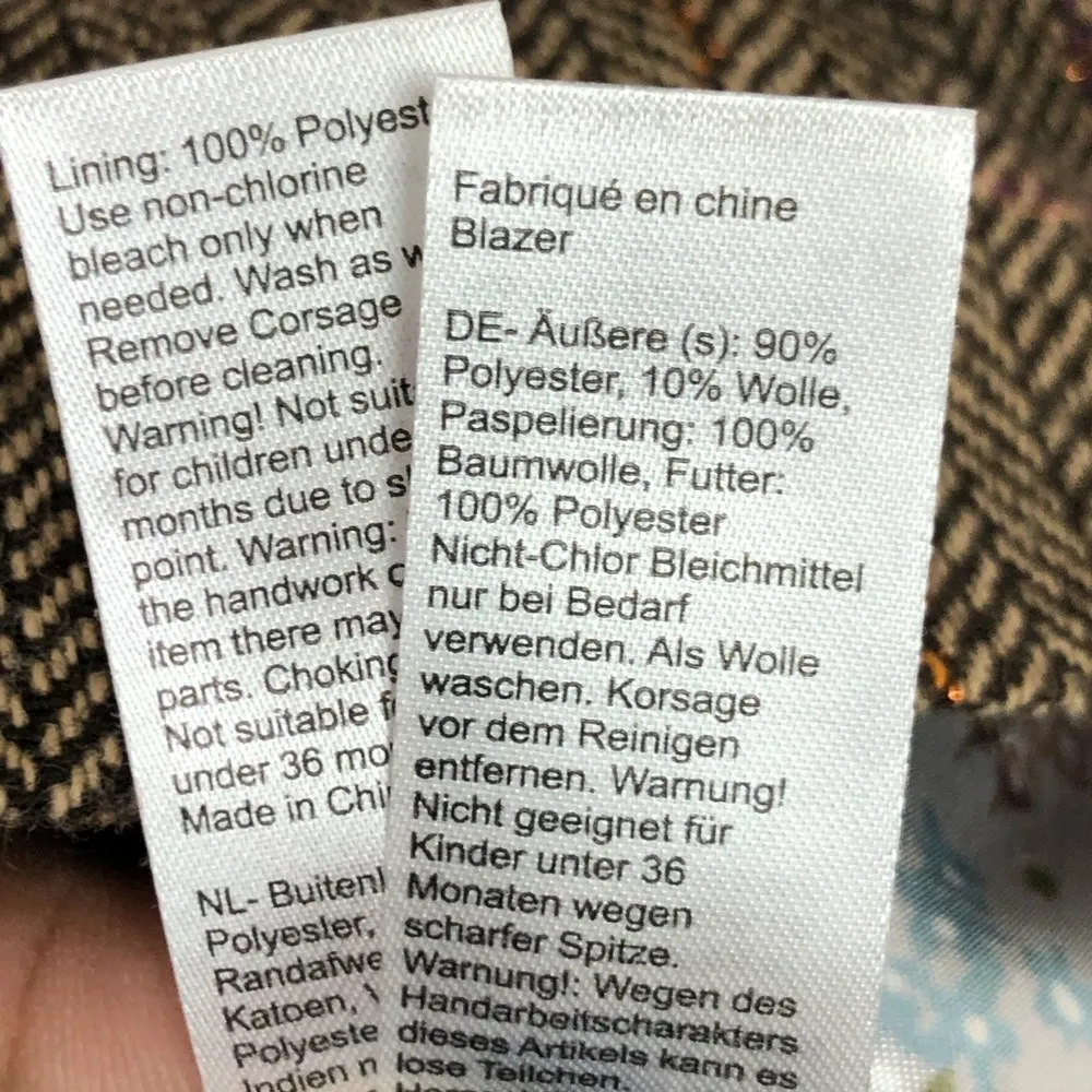 Monsoon  childs velvet detailed jacket - Image 11