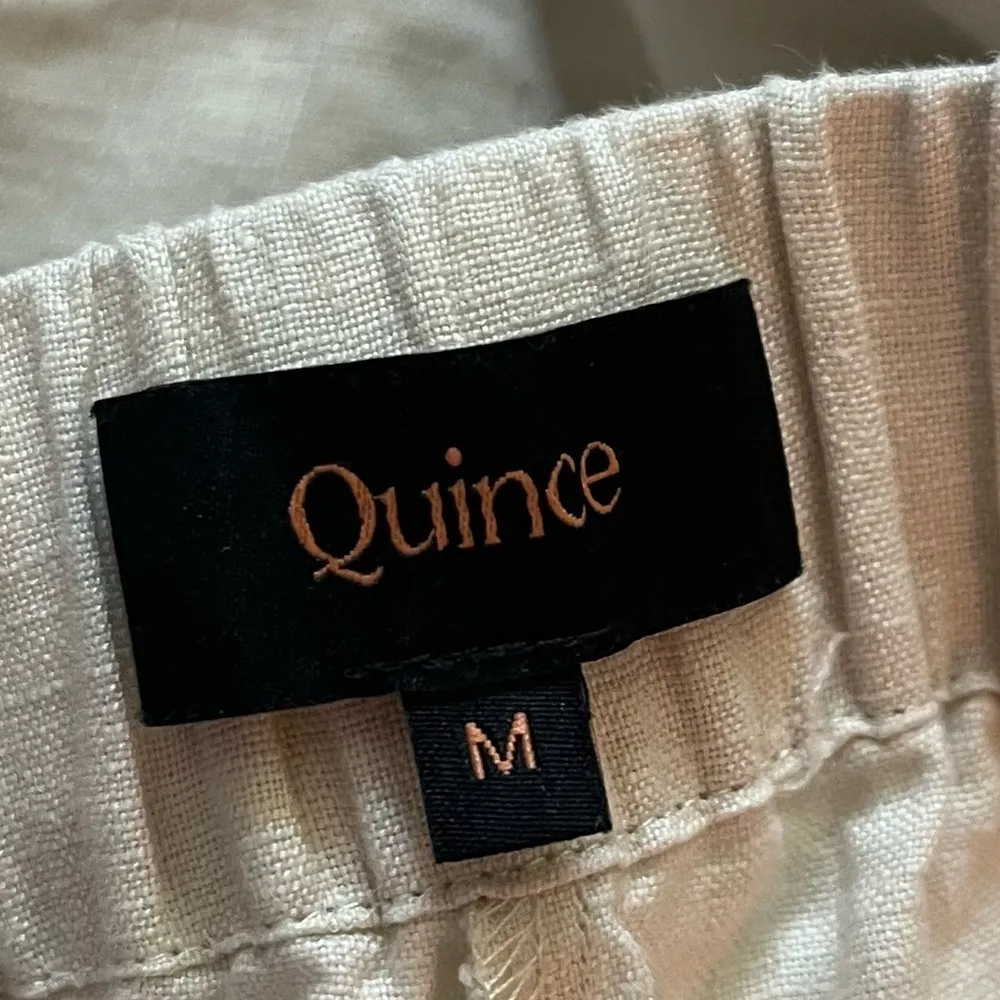 Quince • Linen Woven Cream Pants - Image 4