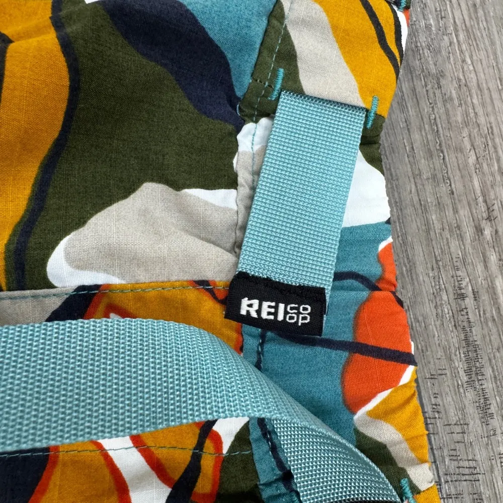 REI Co-op Active Shorts Colorful Print Drawstring Lightweight Womens Large - Image 4