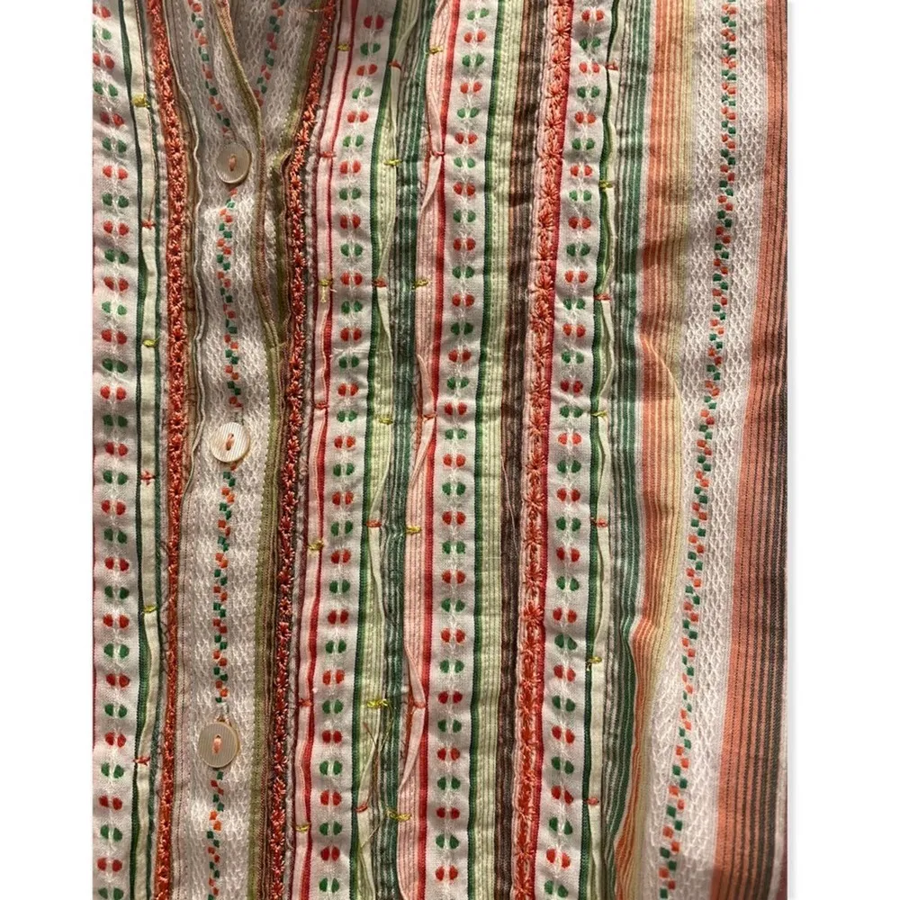 Robert Graham Women’s Multicolored Collared Button Down Long Sleeve Shirt - Image 2