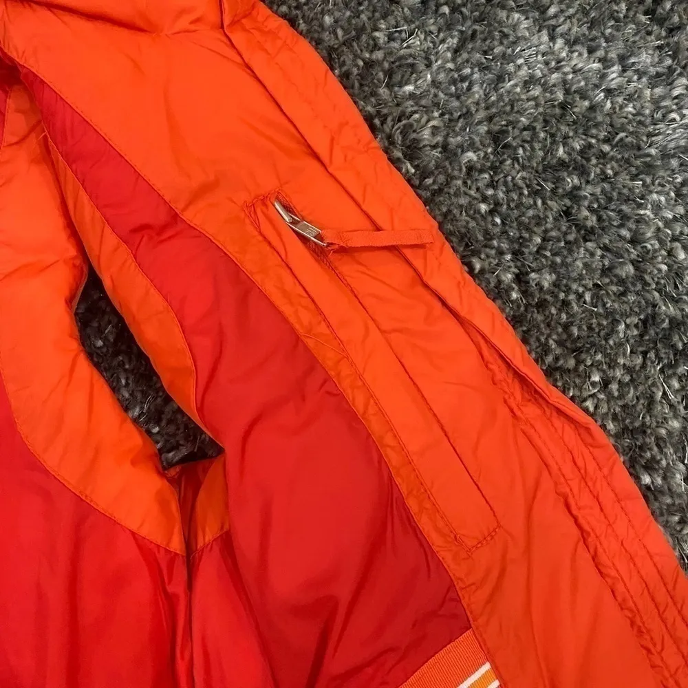 GAP Quilted Puffer Vest in Orange, Size S​​​​ - Image 5