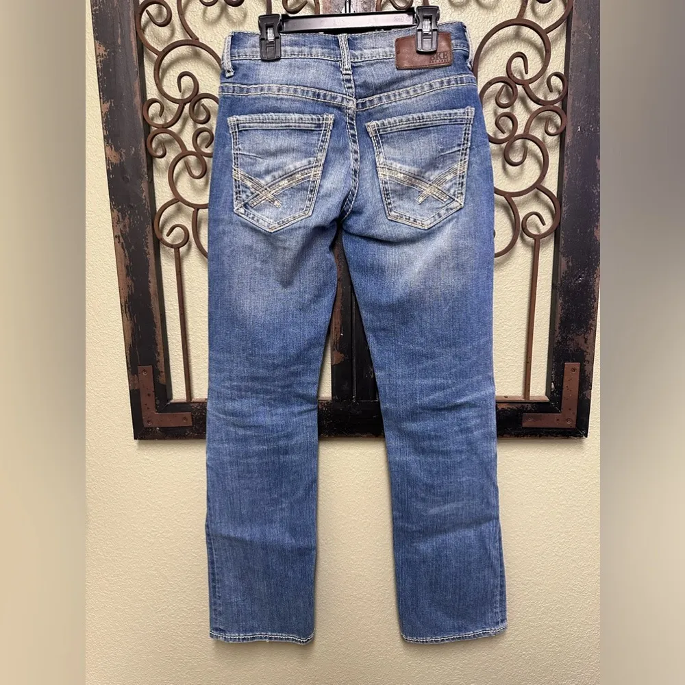 Aiden straight leg stretch jeans with destruction - Image 2