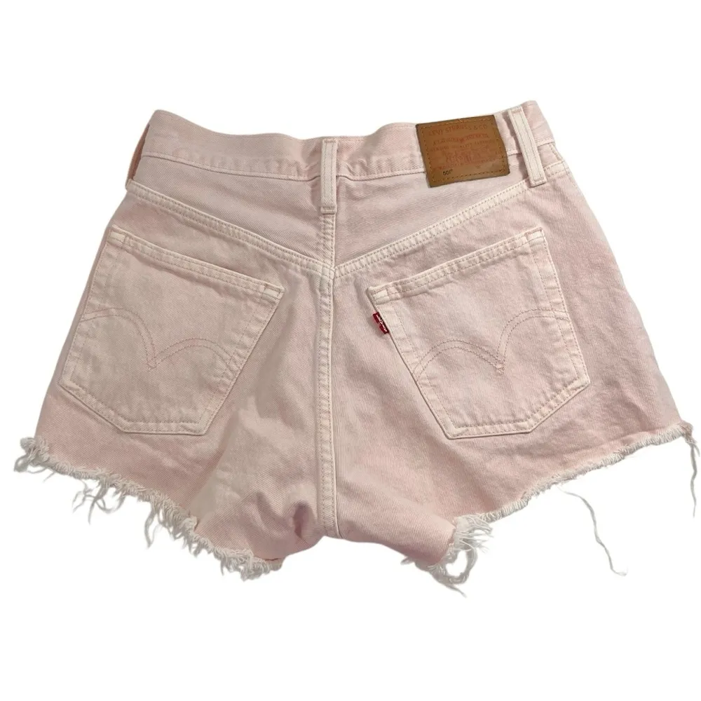 Levi’s Pink 501 Button Fly Denim Shorts‎ - Image 10