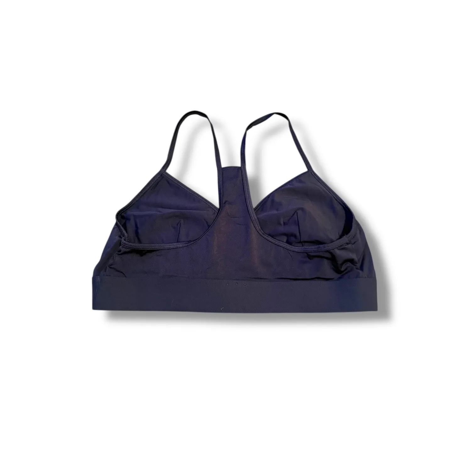 Savage X Fenty Wrap Front Sports Bra Women's XL Navy Activewear Stretch Black - Image 4