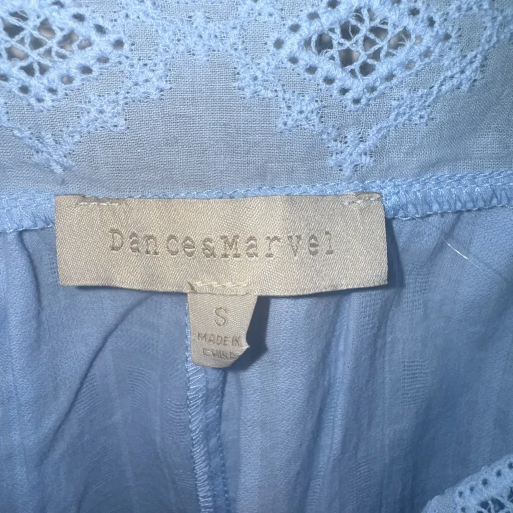 Dance & Marvel Sky Blue Camisole with Lace - Image 4