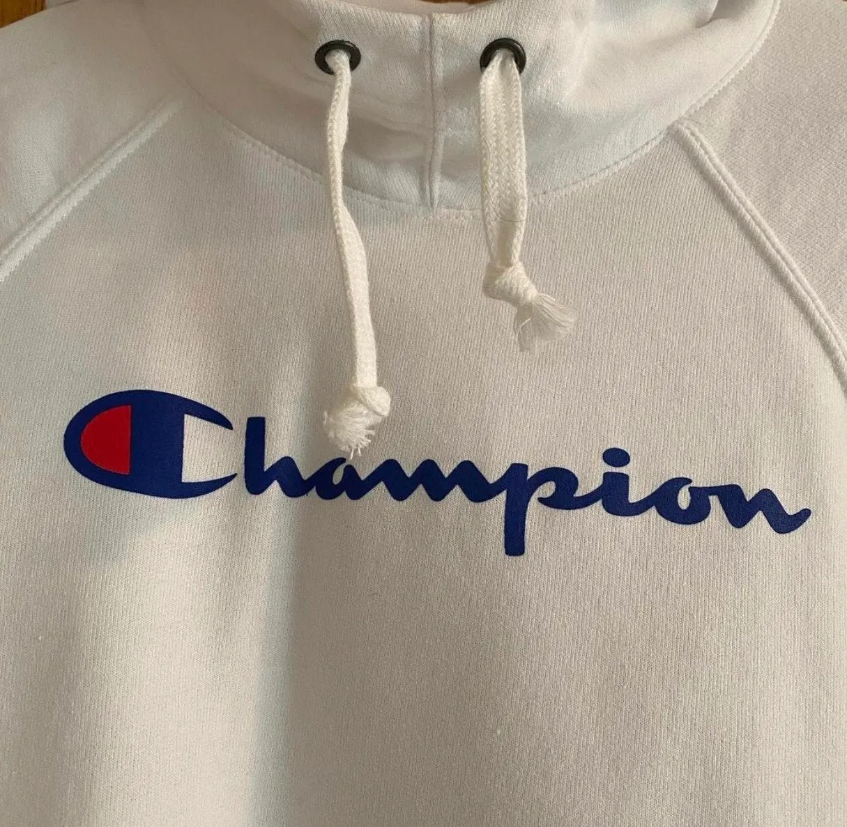 Champion Oversized White  Hoodie - Image 2