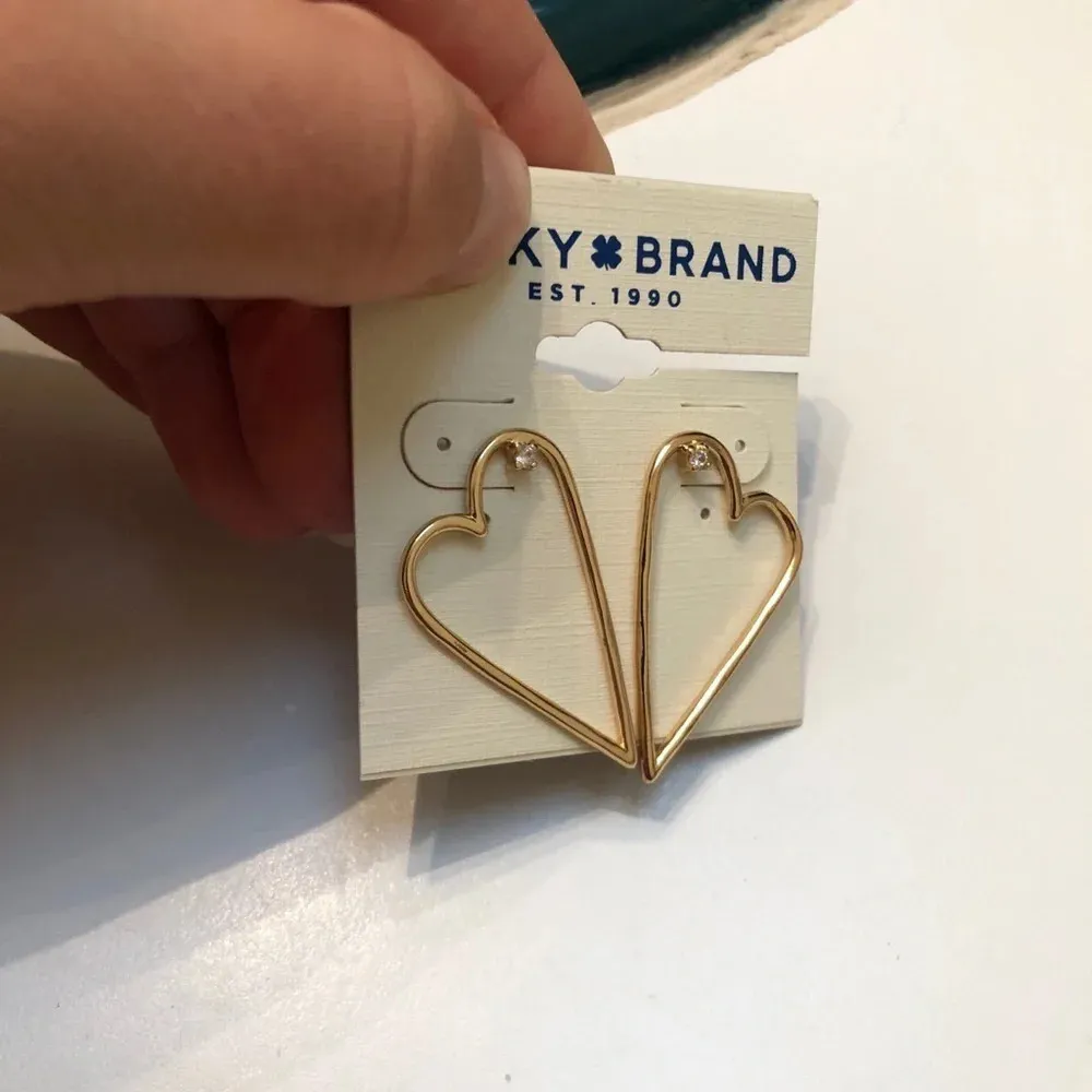 NWT LUCKY BRAND HEART EARRINGS - Image 3
