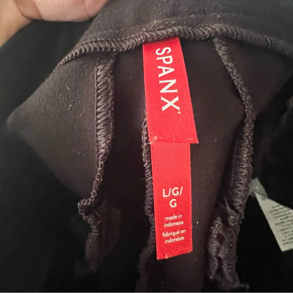 SPANX PerfectFit Ponte‎ Slim Straight Pants black Women’s SIZE LARGE - Image 4