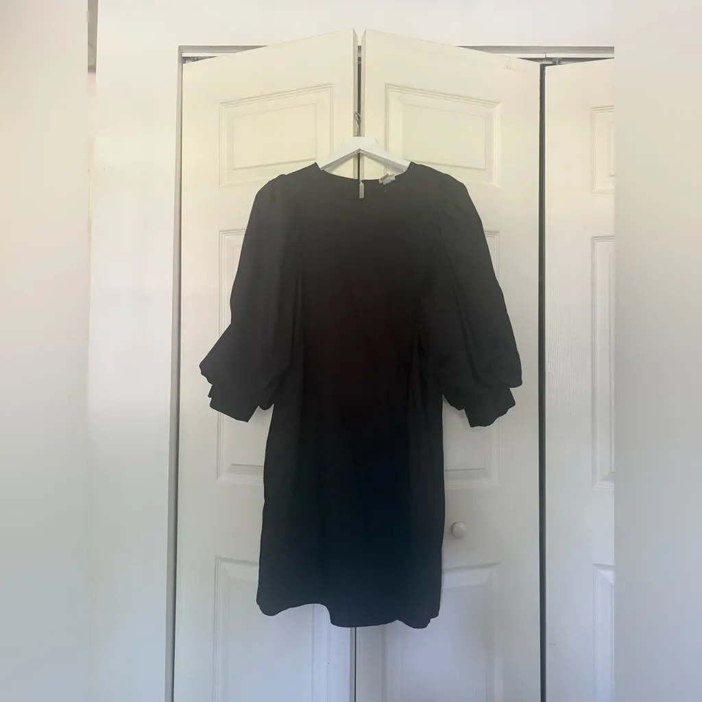 Target A New Day Black Puff Sleeve Short Shift Dress Short Length Size XXL - Image 3