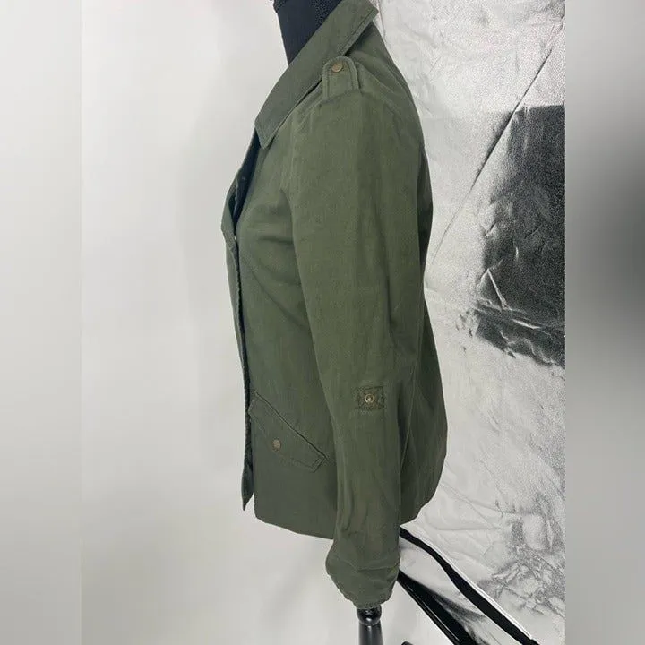 Old Navy  women's extra‎ small olive green jacket - Image 2