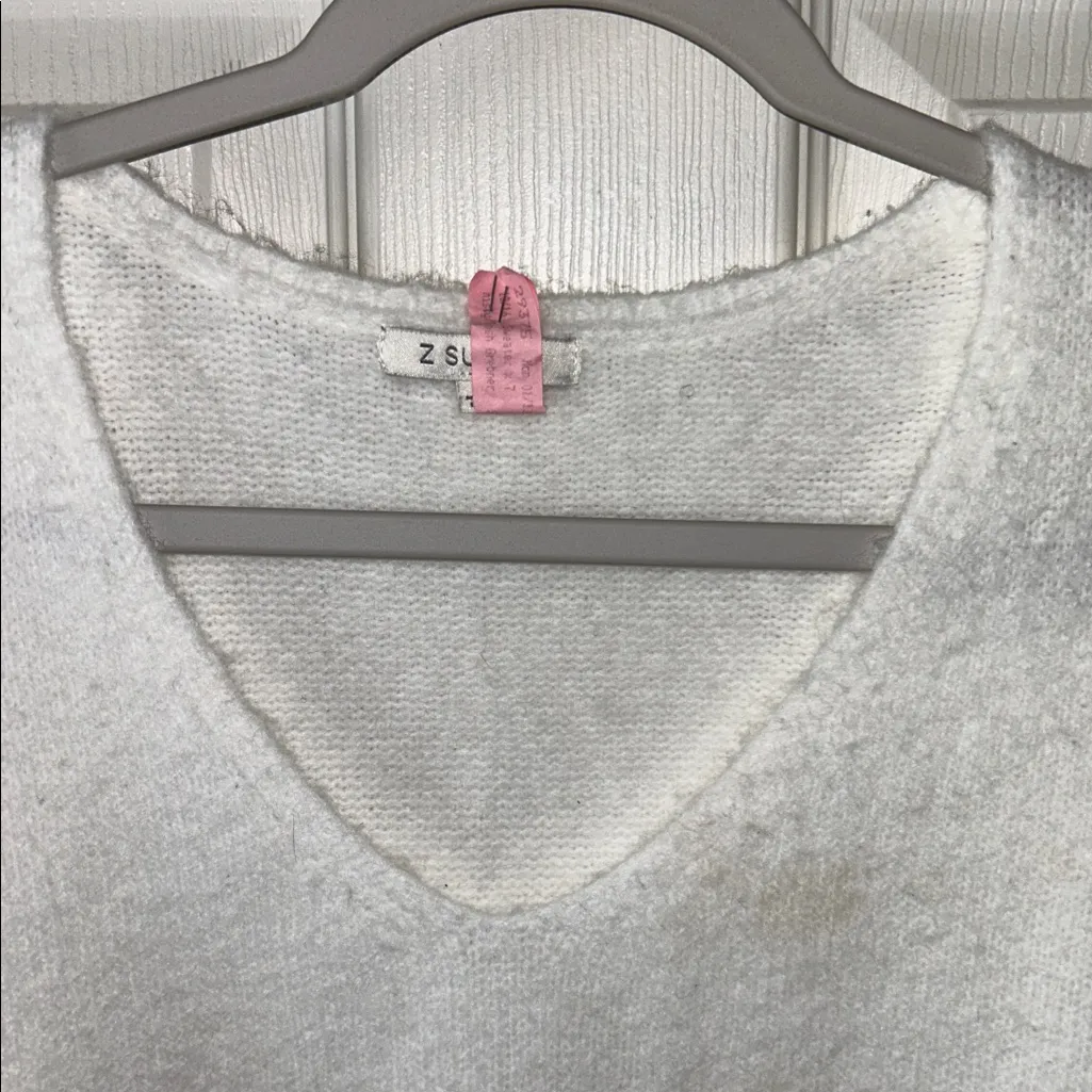 Z Supply Weekender Soft Modern Sweater in Color Sea Salt Size Small‎ - Image 10