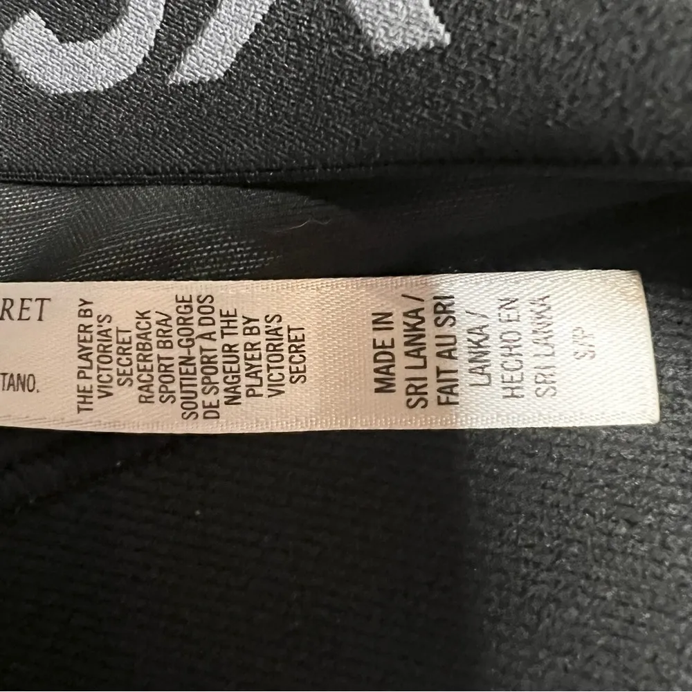 Victoria's Secret VSX The Player Racerback Sports Bra Blue & Black Size Small - Image 8