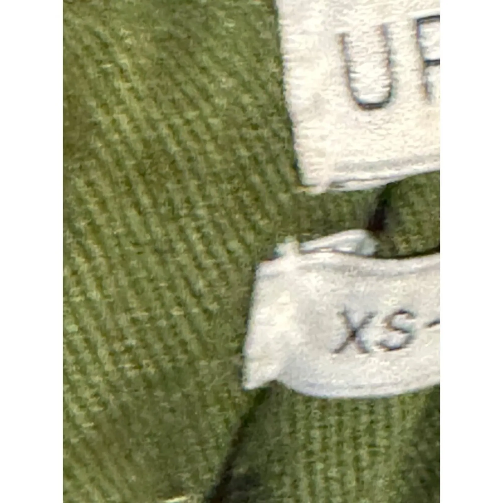 Urban Outfitters XS Olive Green Paperbag Waist Cotton Pants - Image 8