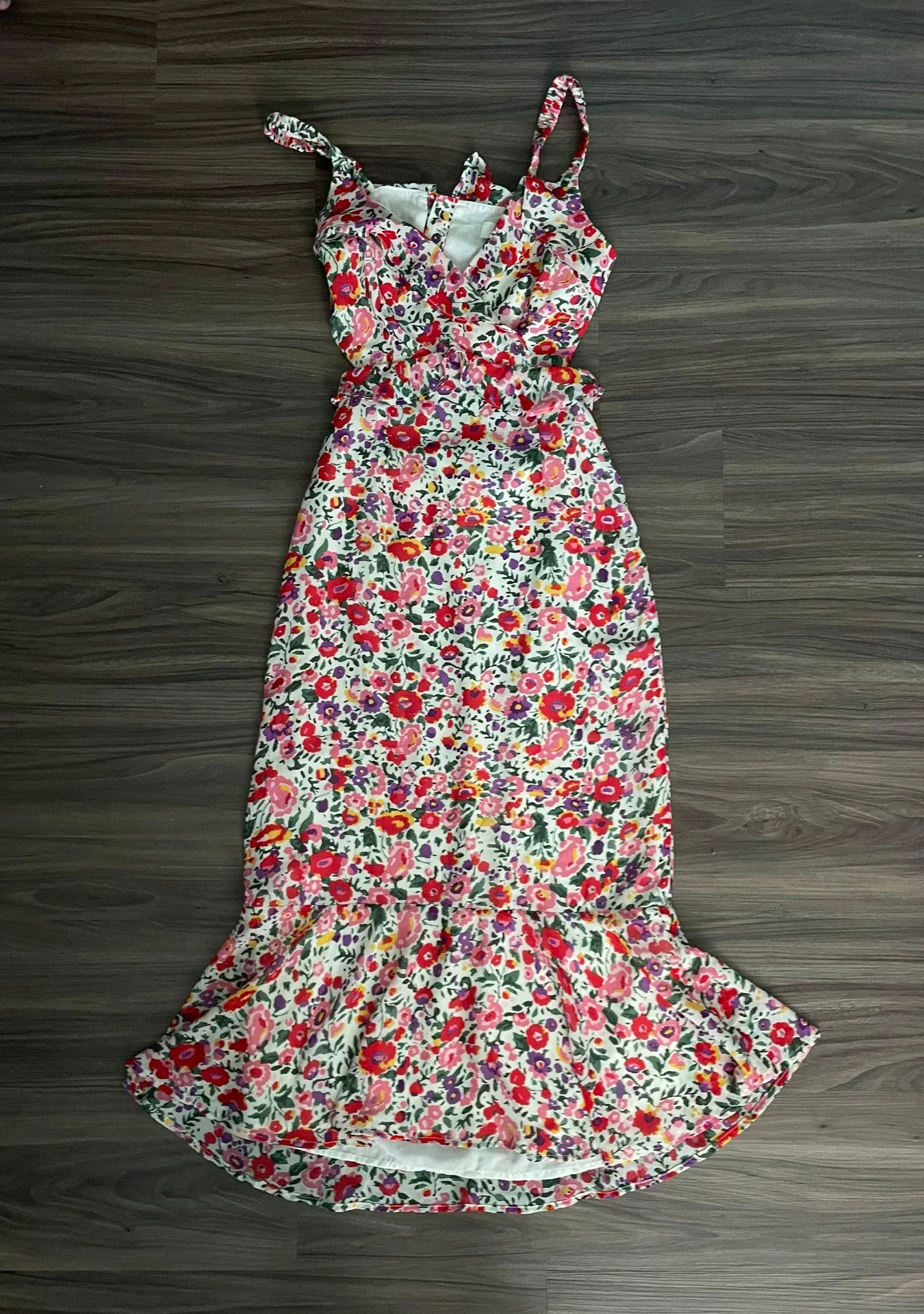 Revolve  the label Wildflower Ruffle Cutout Midi Dress - Image 4