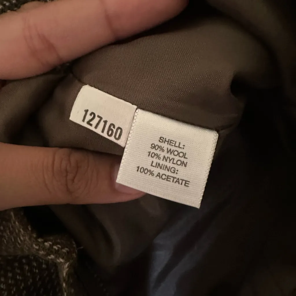 AT Studio Wool Y2K Women’s Brown/Green Blazer Green Size 10 - Image 7