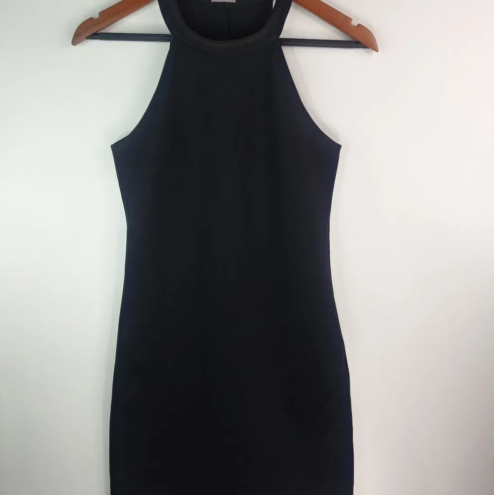 Hollister LJ Black Neoprene Bodycon Mini Dress - Image 8