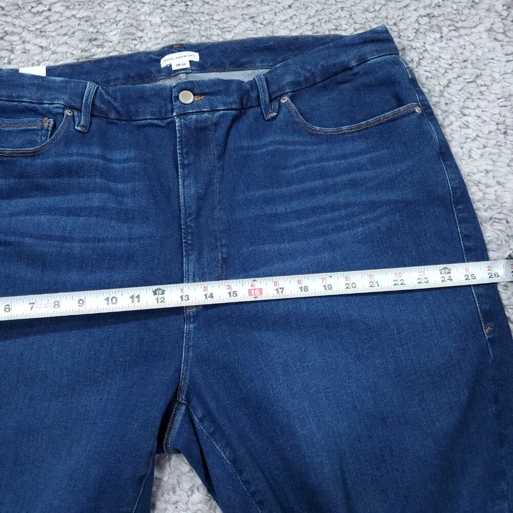 Good American Always Fits Good Legs Ankle Skinny Jeans Distressed Size 28-32 - Image 11