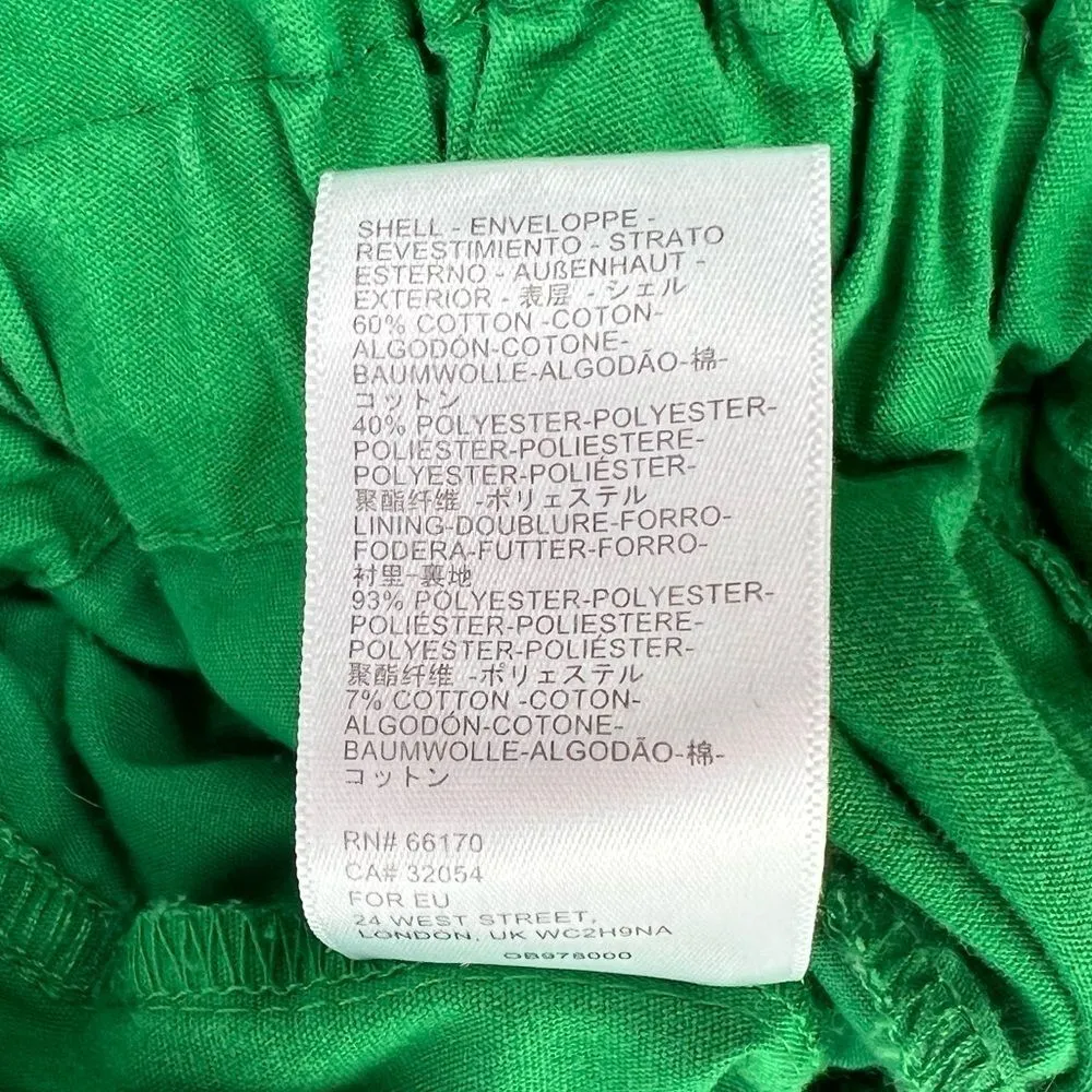 Urban Outfitters Kelly Green Paper Bag Shorts Elastic Waist Size‎ Small - Image 8