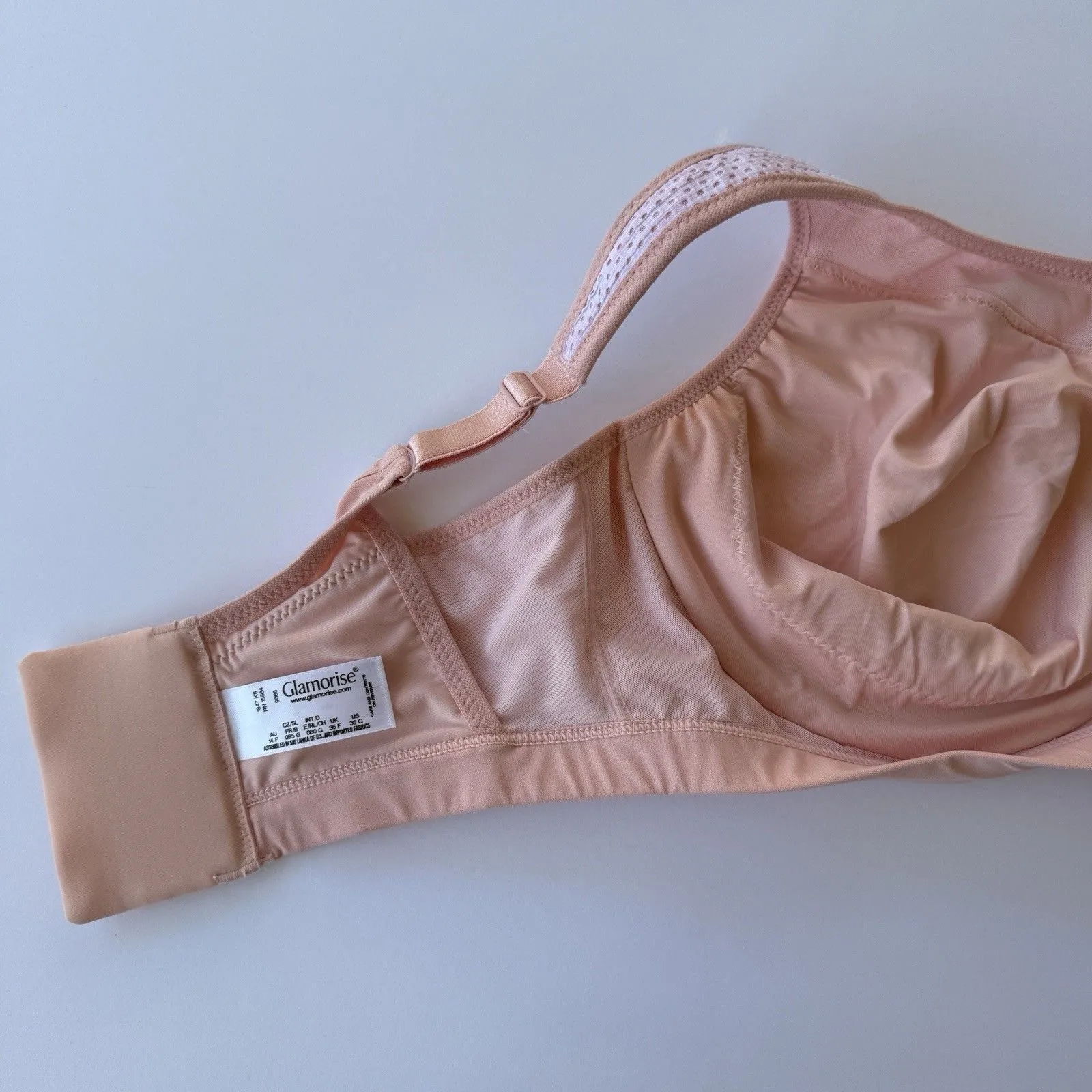 Glamorise High Impact Seamless Underwire Sports Bra New 36G Salmon Pink Size undefined - Image 3