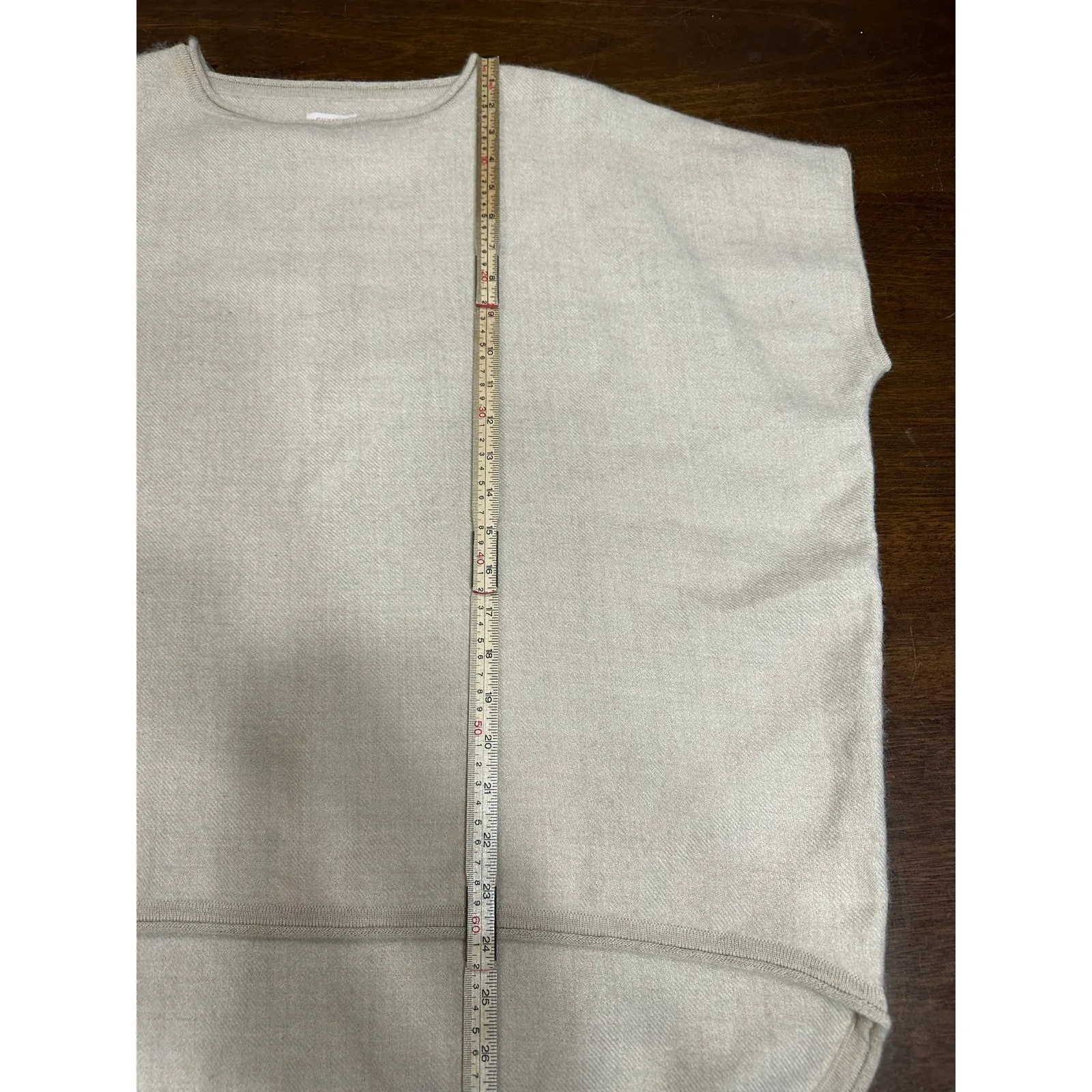 Baby Alpaca Sweater Top Women Petite Neutral Academia Twee Boxy Minimalist Light Size undefined - Image 6