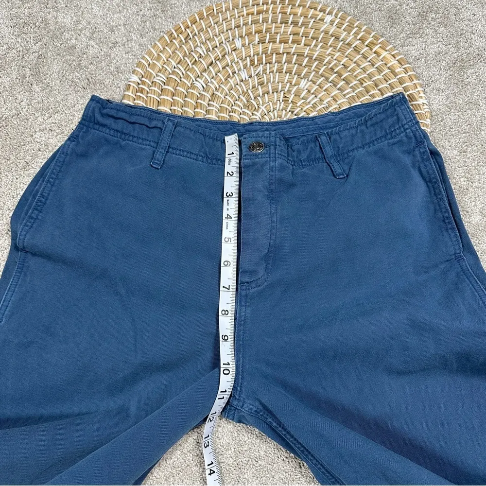 Free People Relaxed Boyfriend Chino Ankle Pants Mid Rise Contemporary in Navy 29 - Image 12