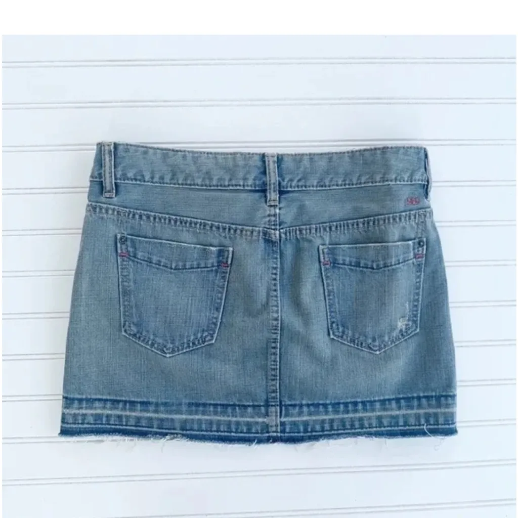 GAP Blue Pencil Mini Skirt Casual - Image 2