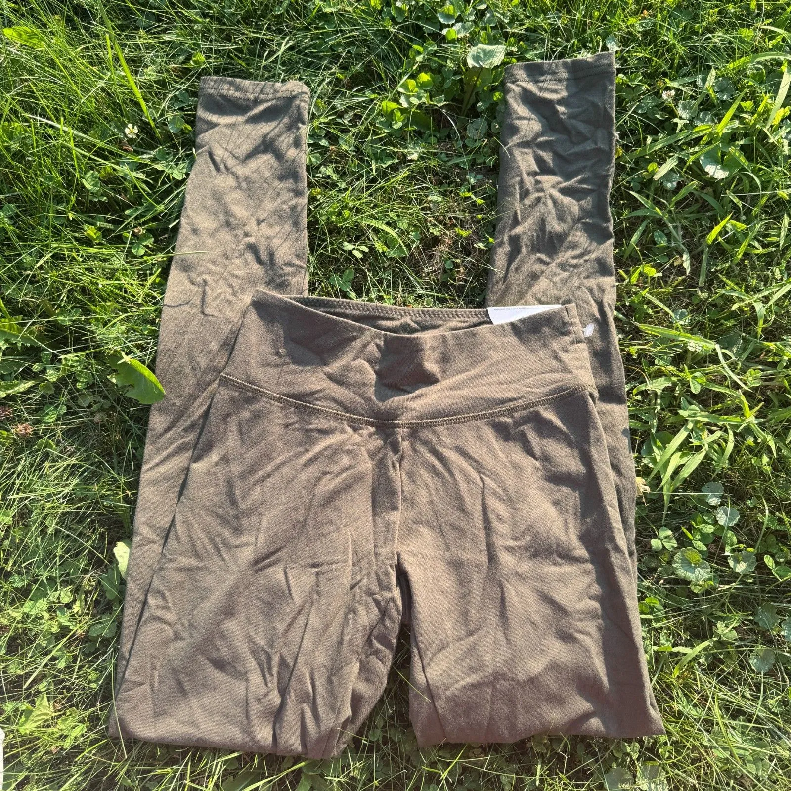 Offline by Aerie High-Waisted Olive Green OG Leggings NWT - Image 2