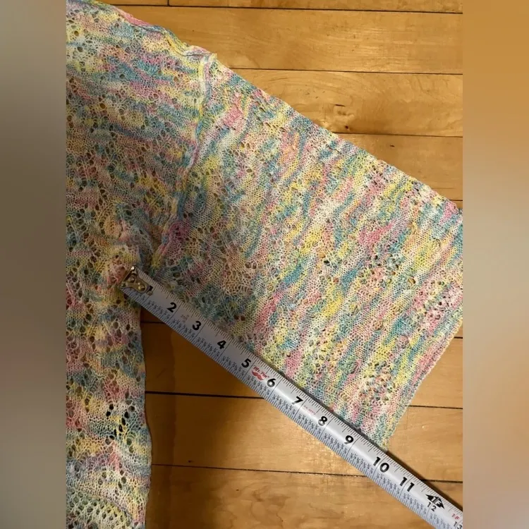 POL Crochet Rainbow Pastel Top - Image 8