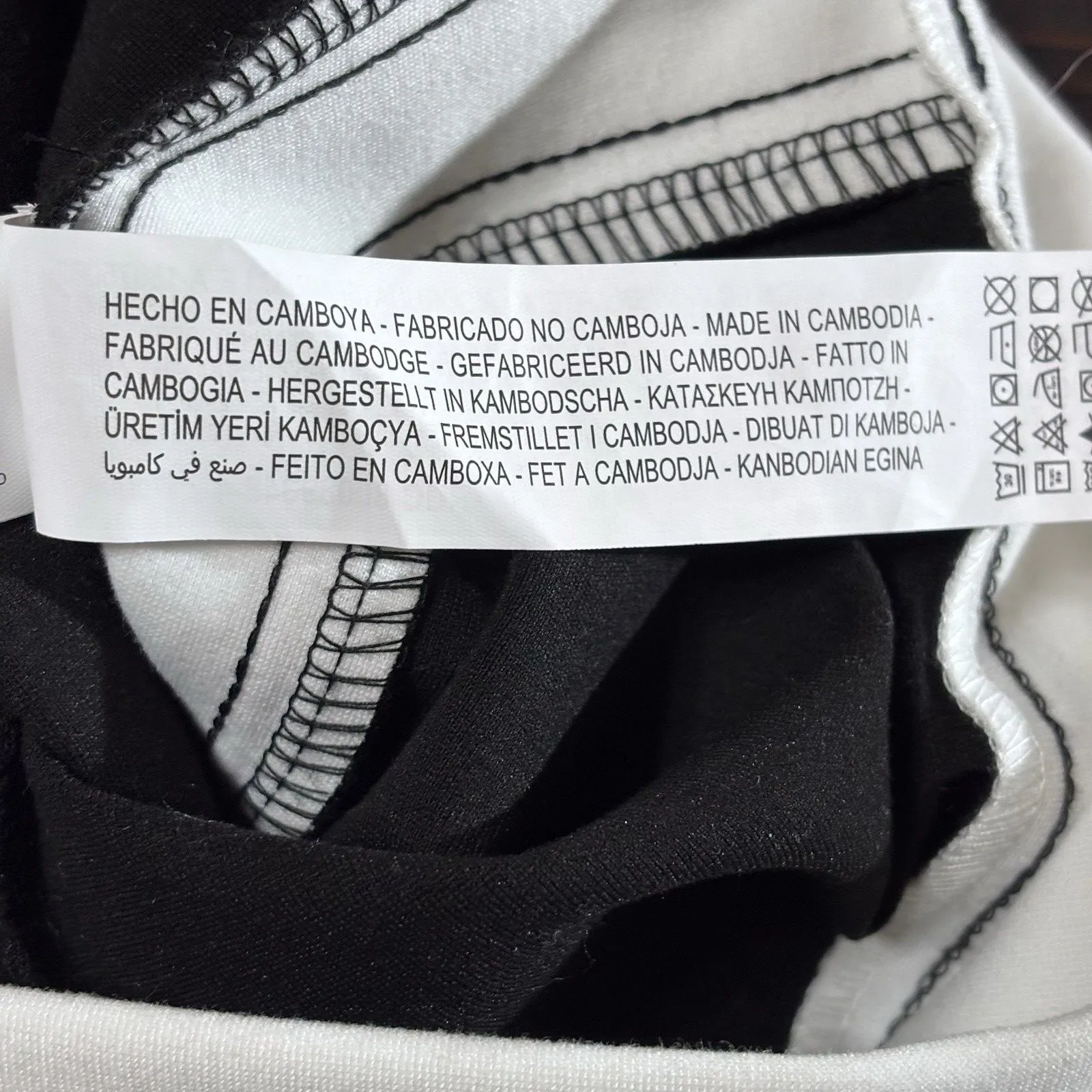 Zara Trafaluc Collection Legging Women's Black Side White Stripe Ponte Size M - Image 8