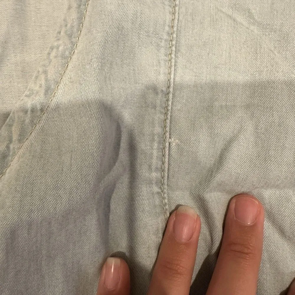 Current Elliot Denim Dress The Valley Dress In Ice Blue Short Women's Size 1 - Image 4