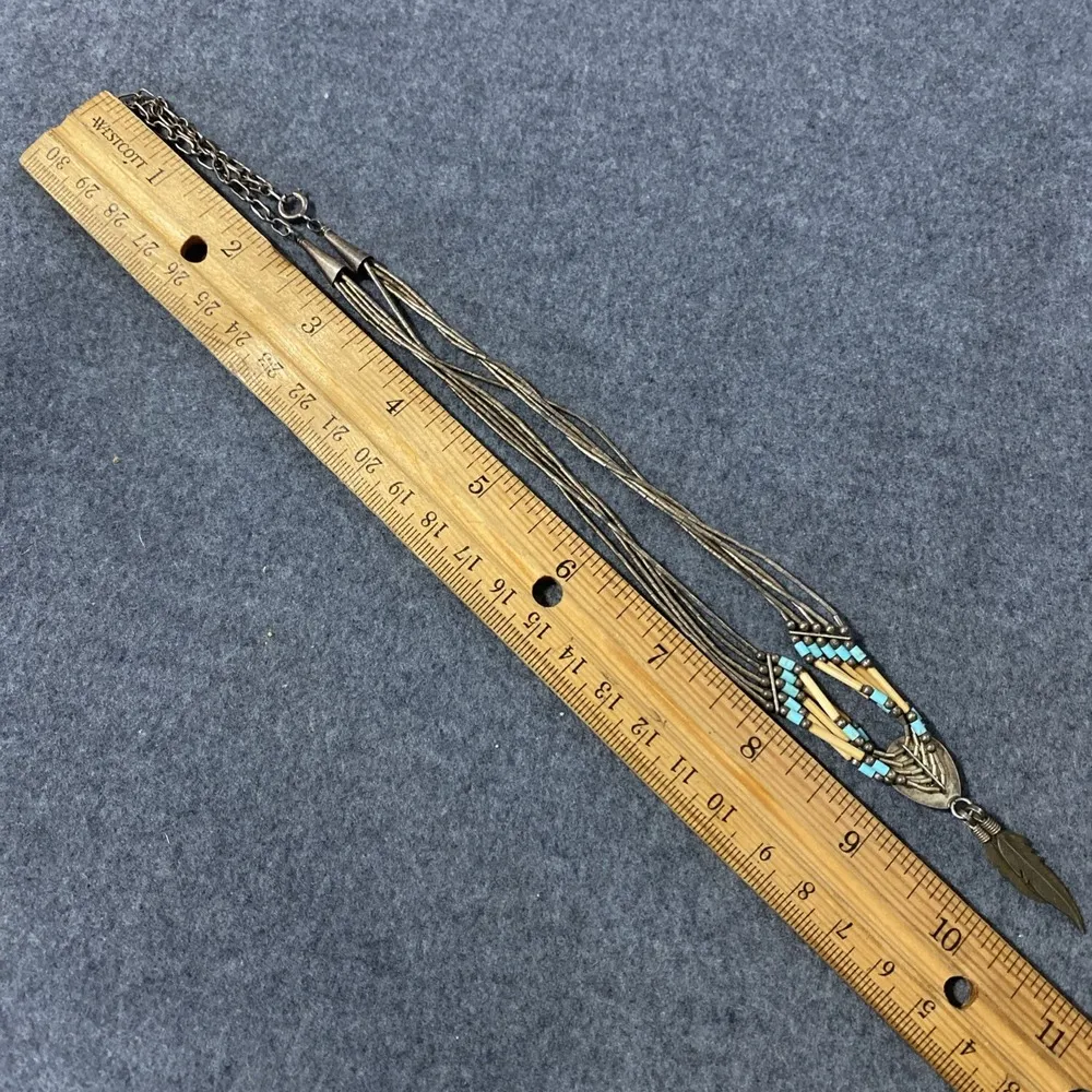 Carolyn Pollack Sterling 925 Silver Liquid Silver Bear Paw Western Boho Necklace - Image 11