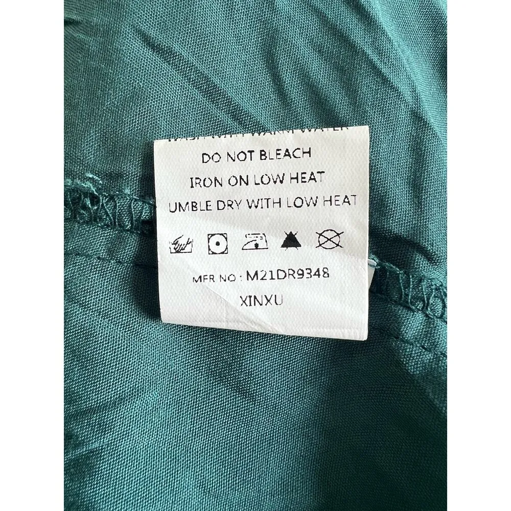 Simplee Long Sleeve Square Neck Ruffle Dress NWT Large - Image 6