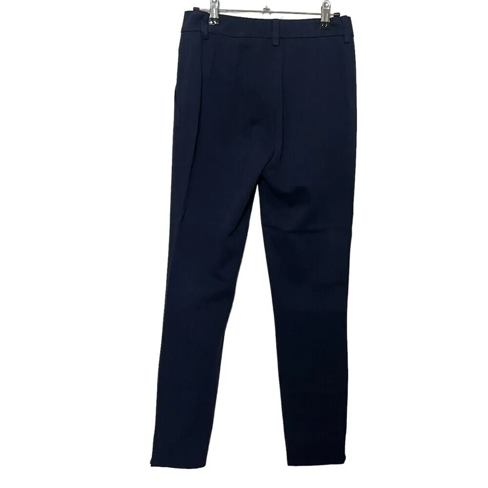 Apiece Apart Blue High Rise Cropped Skinny Ankle Slit Pants Women’s Size 0 - Image 4