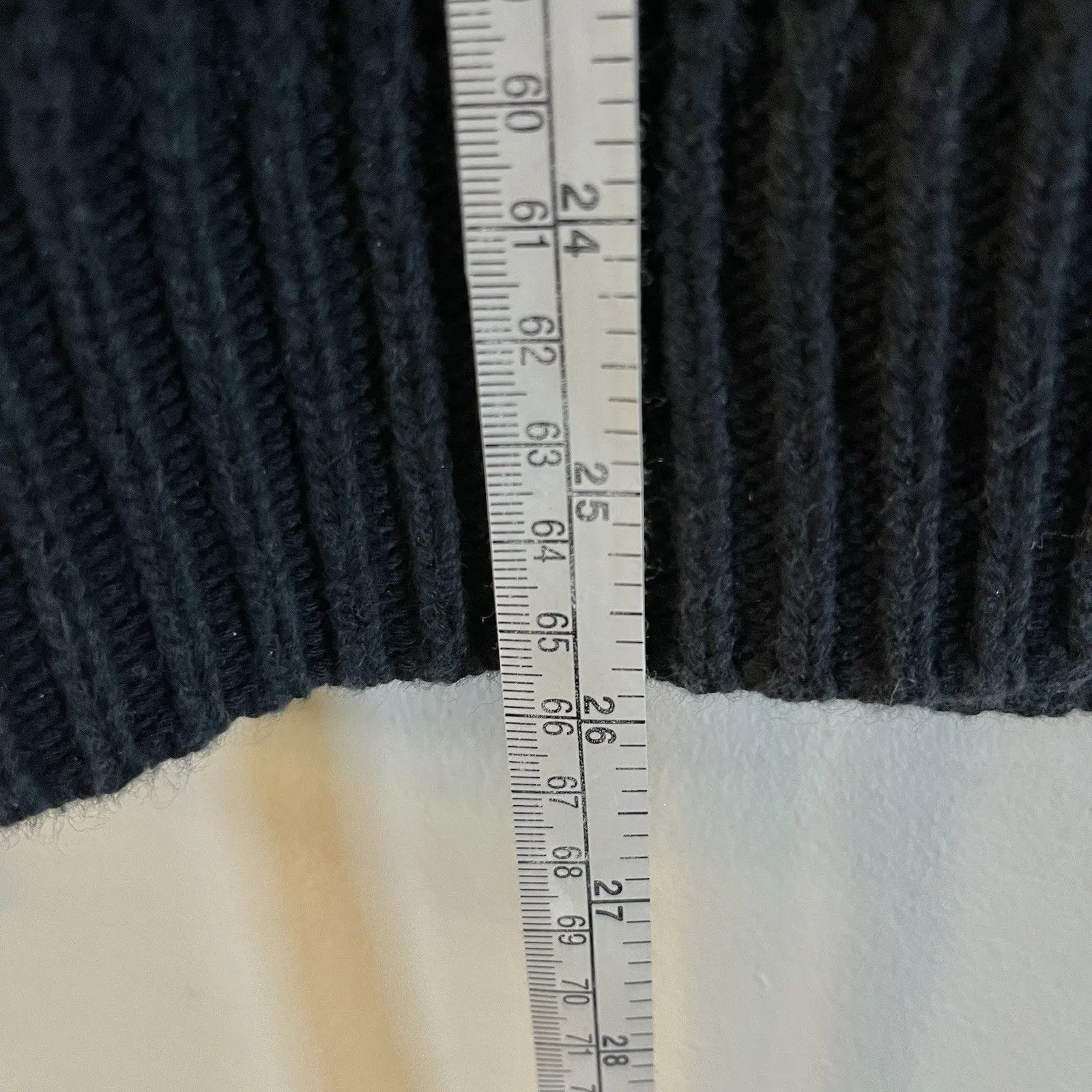 Lululemon Bring On The Cozy Turtleneck Sweater Size 6 Cotton Blend Ribbed Black - Image 7