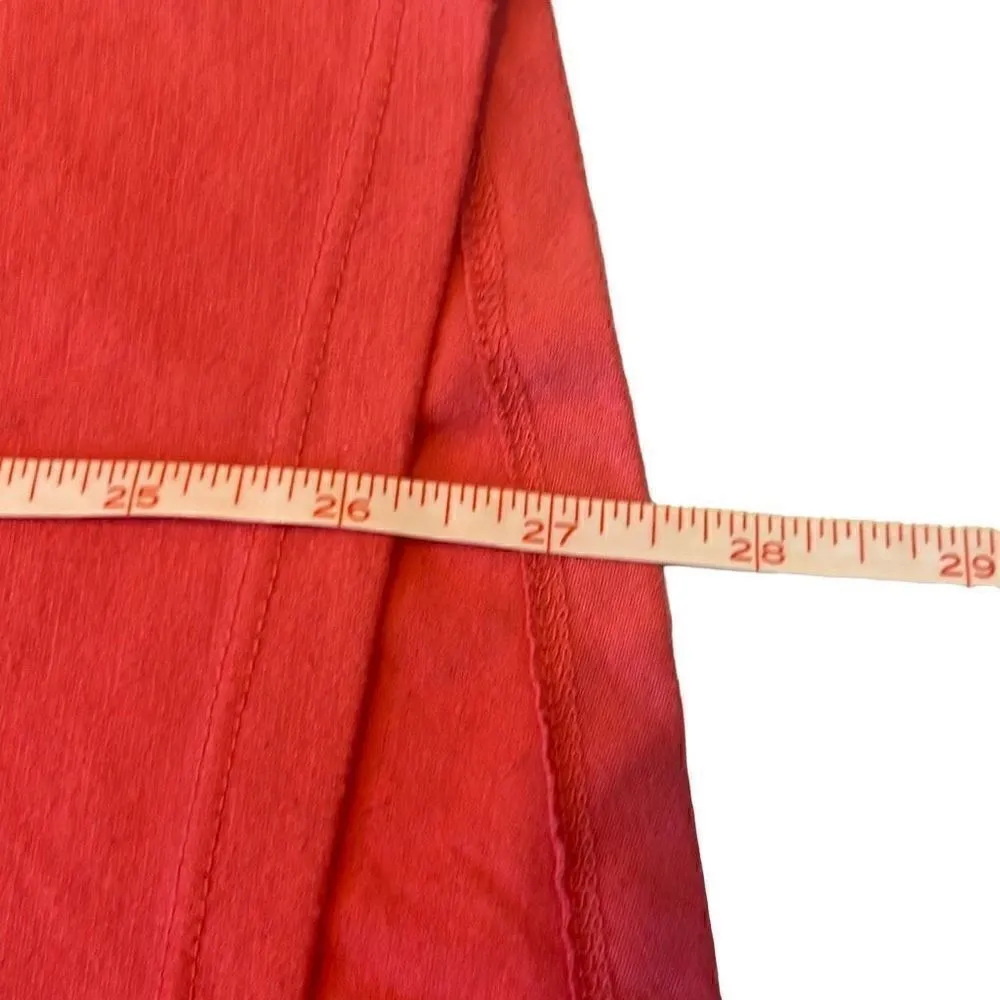 𝅺Cato EUC Pink Crochet detail Three Quarter Sleeve Top Sz M - Image 6