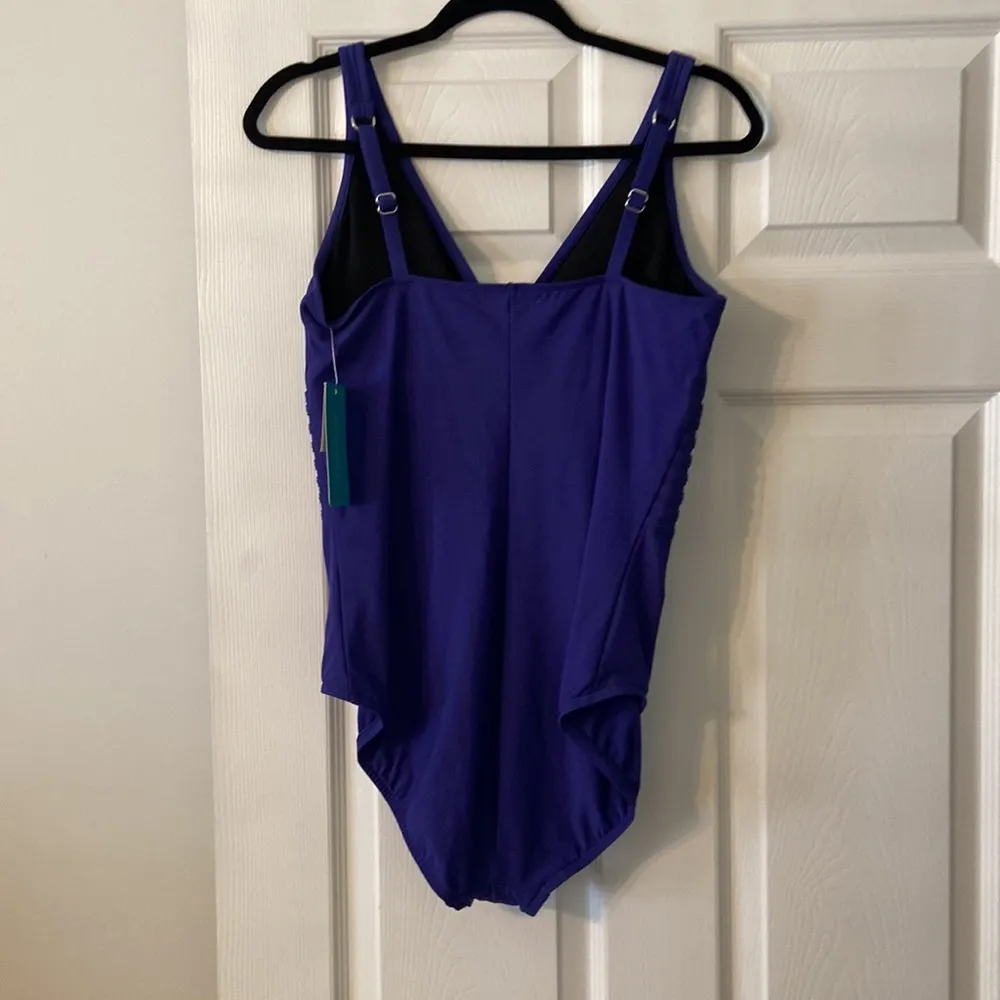 AQUAGREEN Purple One-Piece Swimsuit size XL brand new with tag - Image 6
