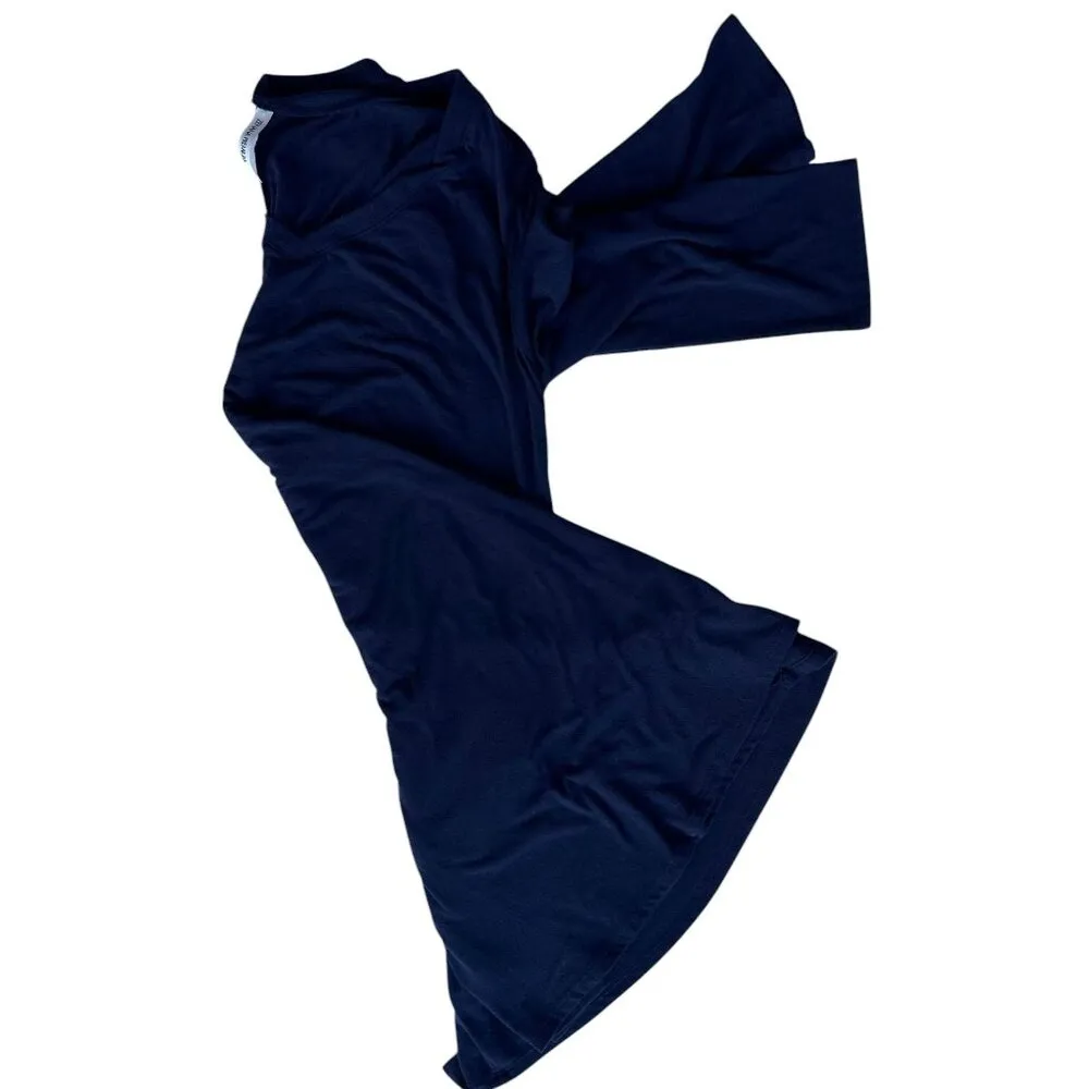 Zenana Premium Tunic Dress 3XL Navy Blue V Neck Pull On Pockets Flowy Comfort - Image 2