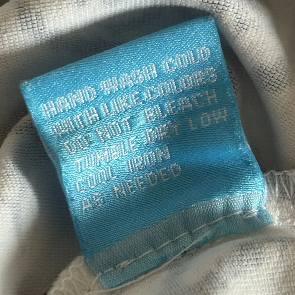 J McLaughlin Tunic Top Catalina Cloth Black White Phoenix Print 3/4 Sleeve Sz M - Image 9