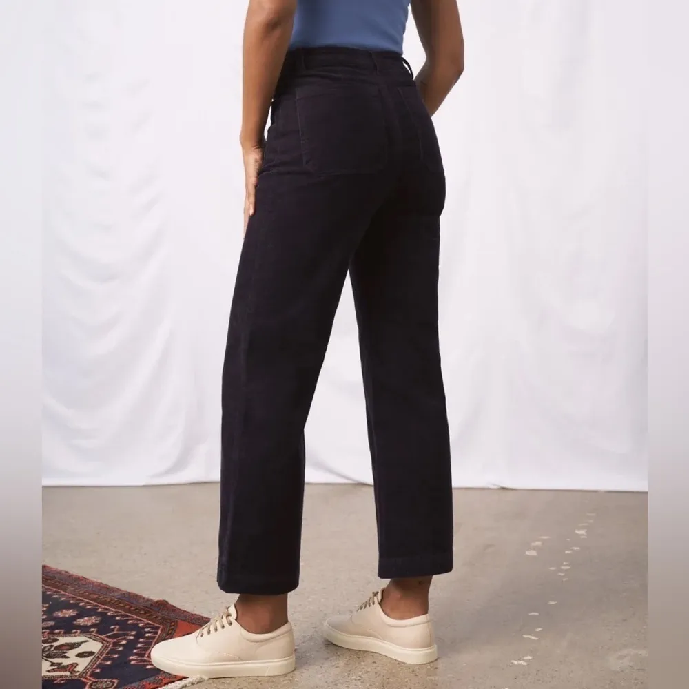 UNITED BY BLUE Women’s Organic Corduroy Wide Leg PantNight sky size 27 - Image 15