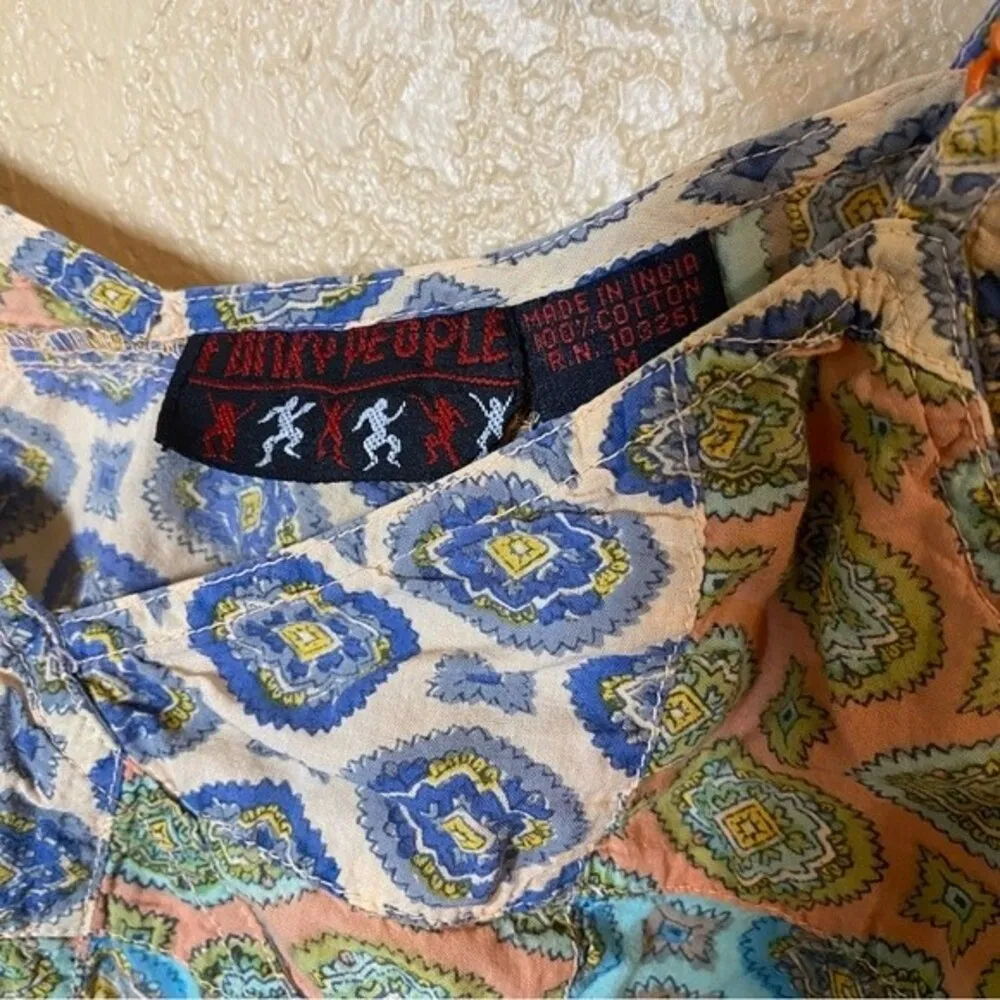 Vintage Funky People Retro Top M Y2K Medium Spaghetti strap top - Image 2