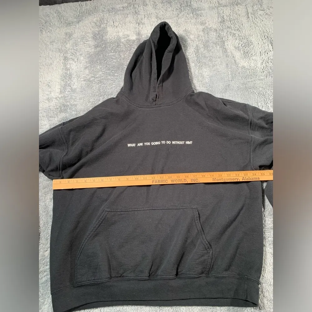 Boys lie what are you going to do without him hoodie black one size - Image 4