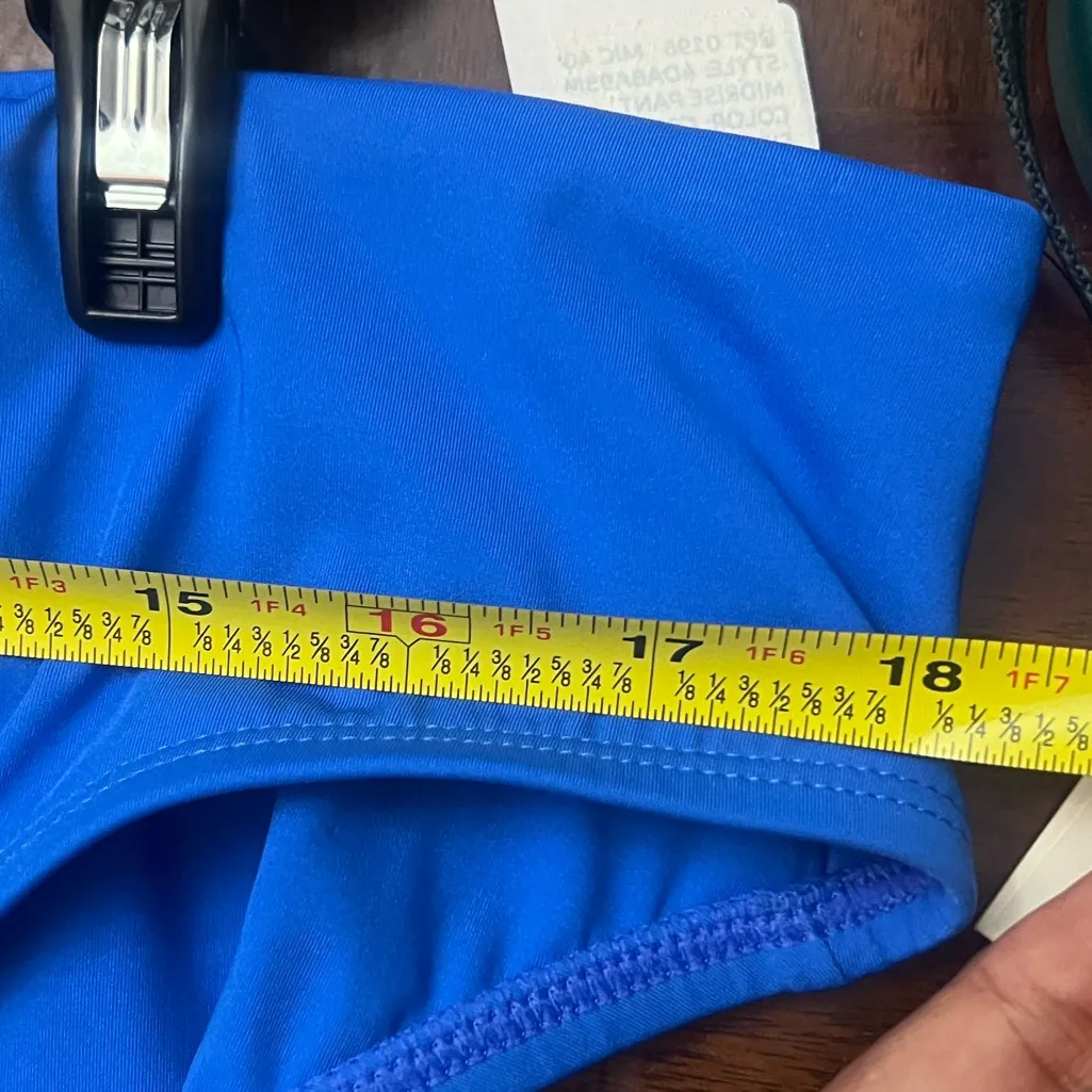 Alex Marie Signature Sculpt Vibrant Blue Swimwear Bottoms XXL - Image 4
