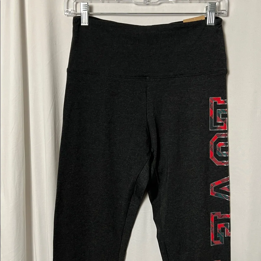 NWT PINK Victoria's Secret High Waist Leggings with Love Pink Logo Size Medium - Image 2