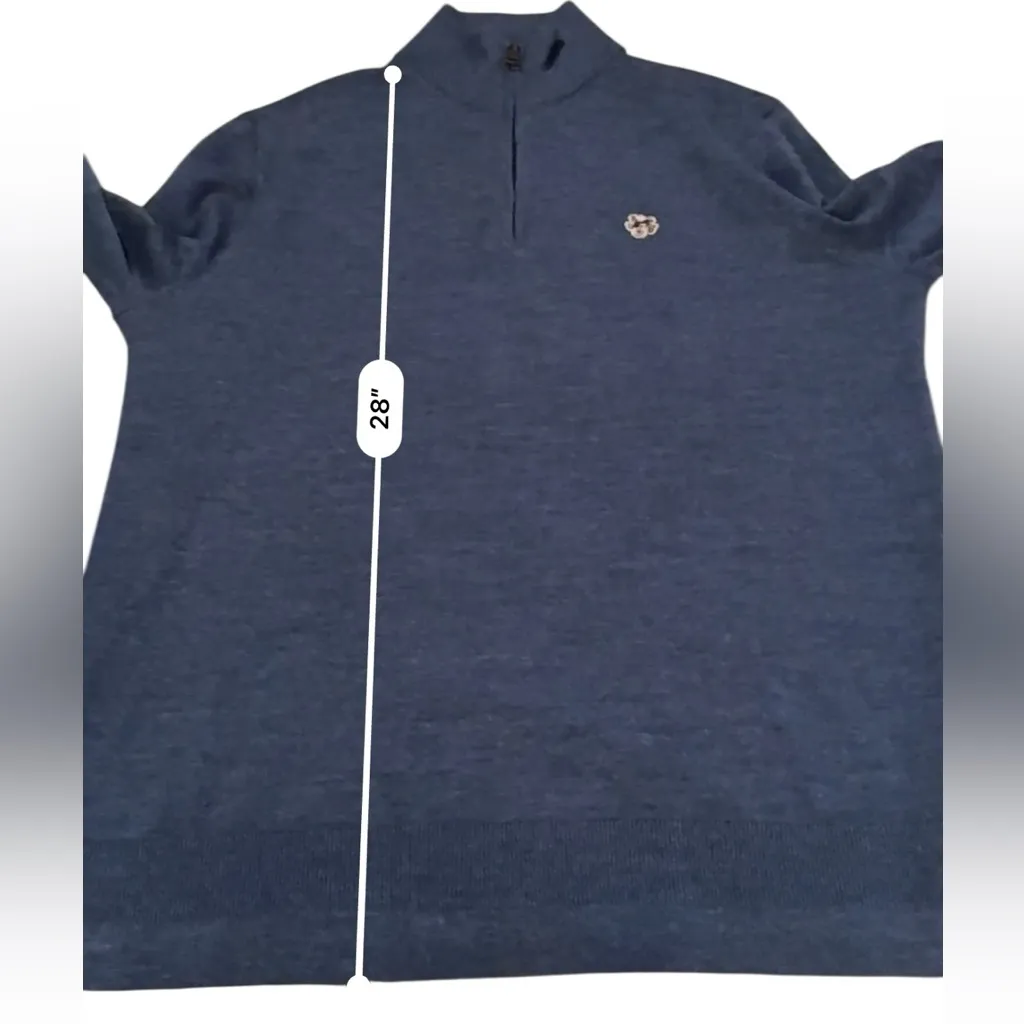 Ted Baker Tooting 1/4 Zip Sweater 100% Merino Wool Pullover Sz 4 Preppy Comfy‎ - Image 11
