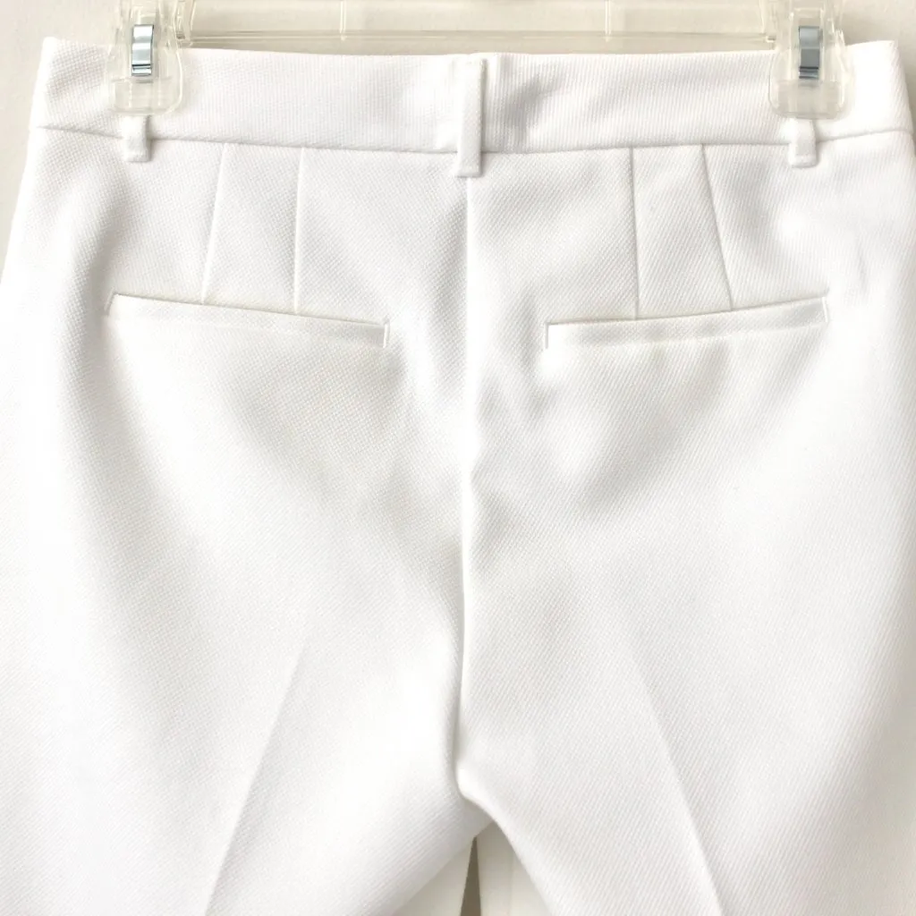 White House Black Market White Slim Ankle Professional Preppy Pocket Pants 0 - Image 4