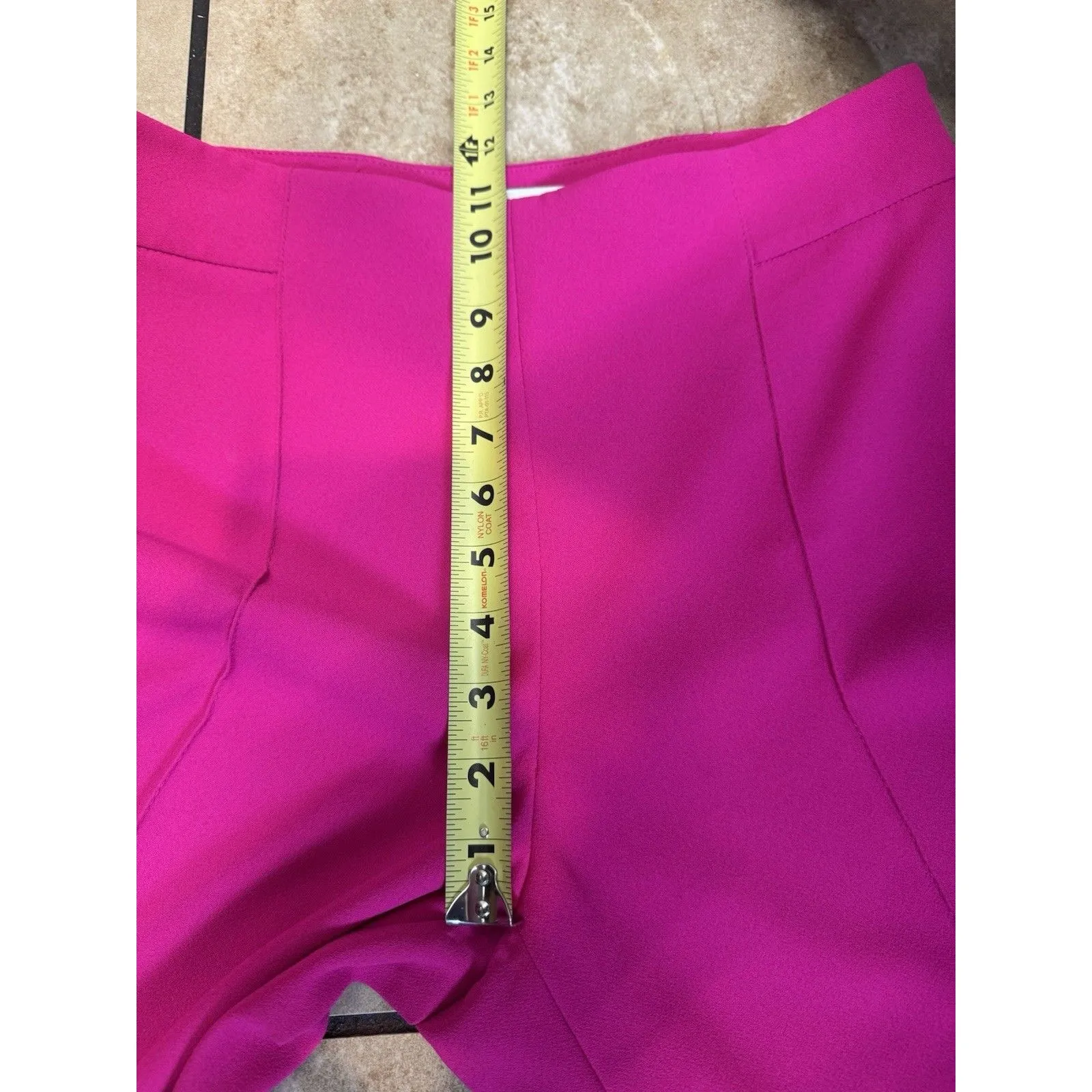 ZARA Women's Flowy Wide Leg Pants Hot Pink-Fuschia Dress Pants Size M - Image 11